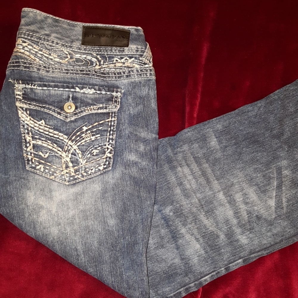 21 BLACK WOMEN'S PLUS 15 16 REG. CURVY BOOT JEANS